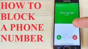 How to block a phone number